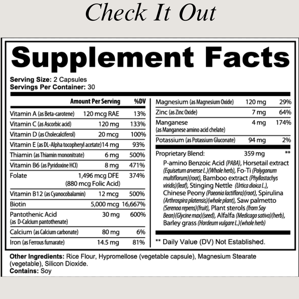 Wellberi's Hair Supplement™