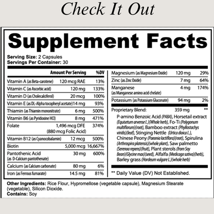 Wellberi's Hair Supplement™